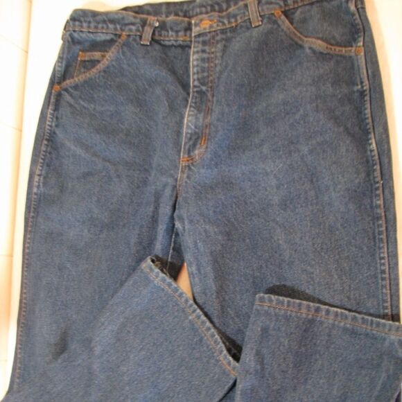 Vintage Lands' End Square Rigger Blue Jeans, 40 - Picture 4 of 6